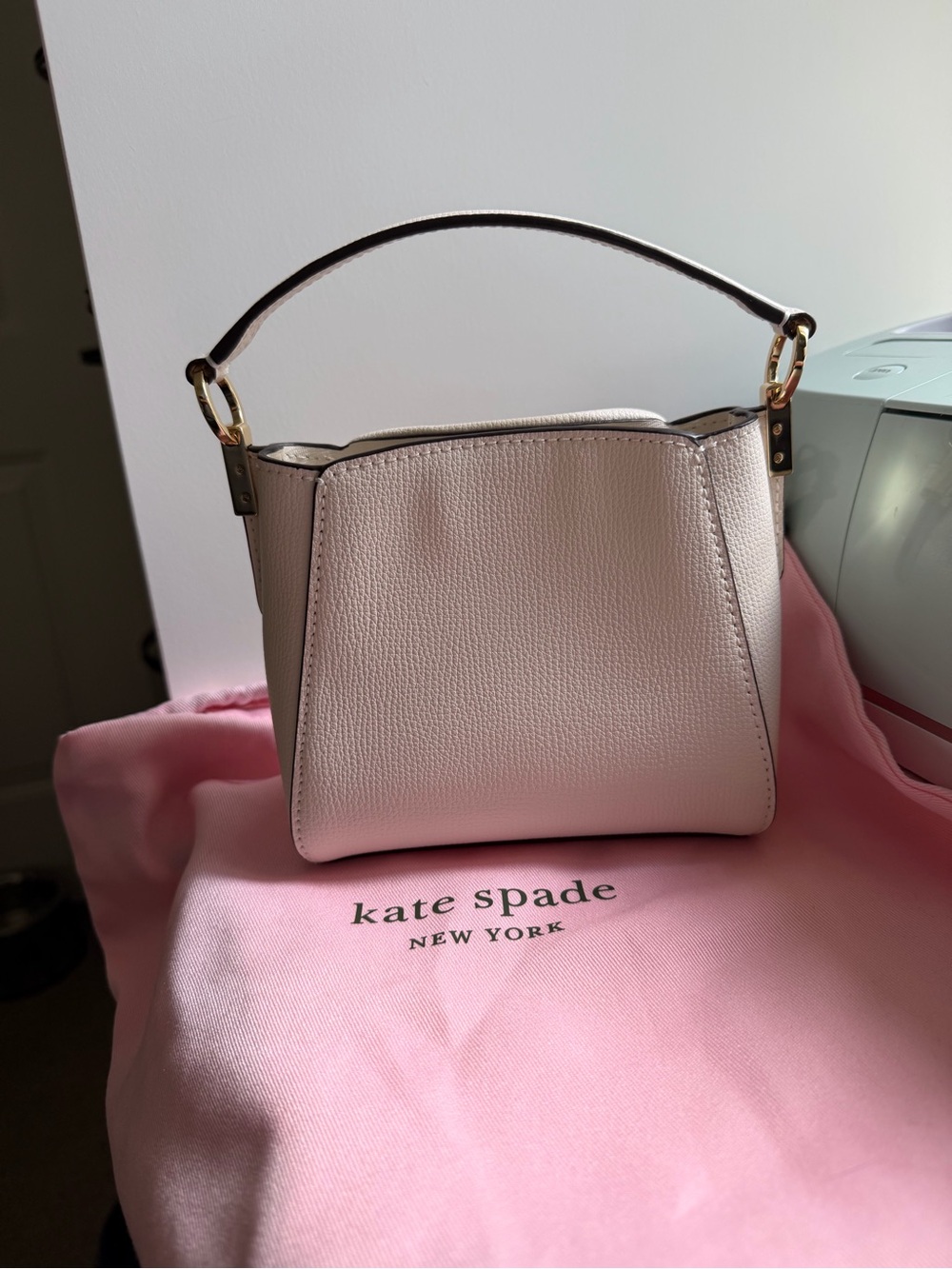 Kate Spade Phoebe Straw Small Top Handle Bag Festival Floral - Picture 5 of 8